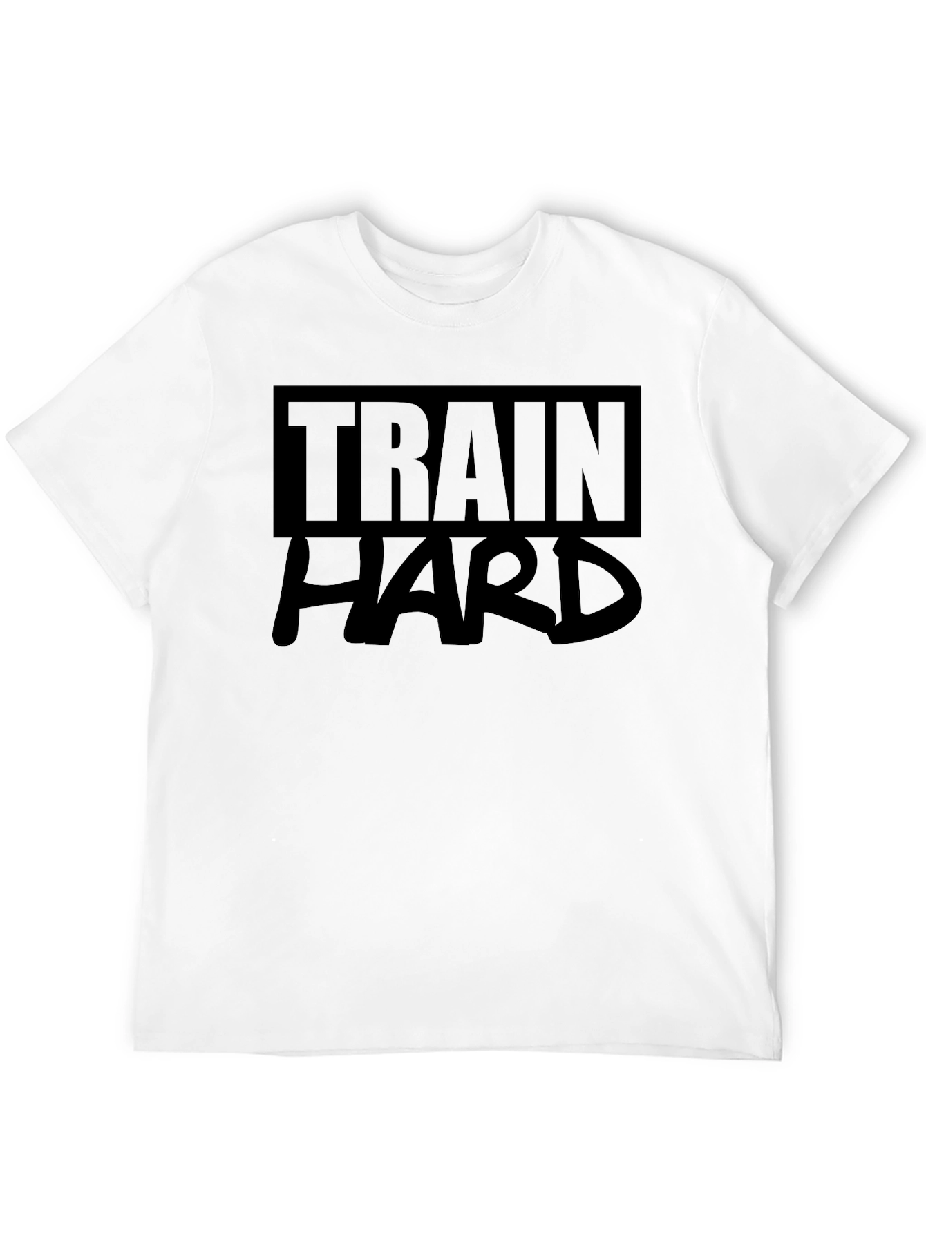 Train Hard Graphic Tee - Black