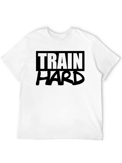 Train Hard Graphic Tee - Black