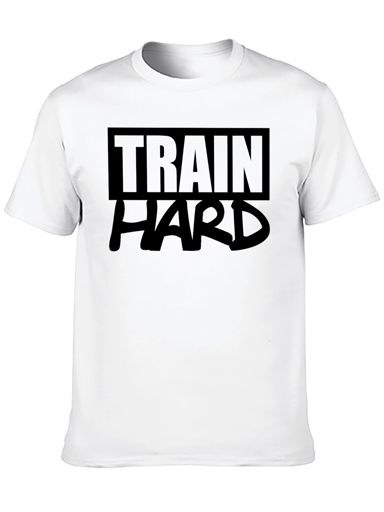 Train Hard Graphic Tee - Black