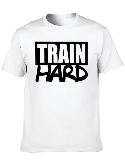 Train Hard Graphic Tee - Black