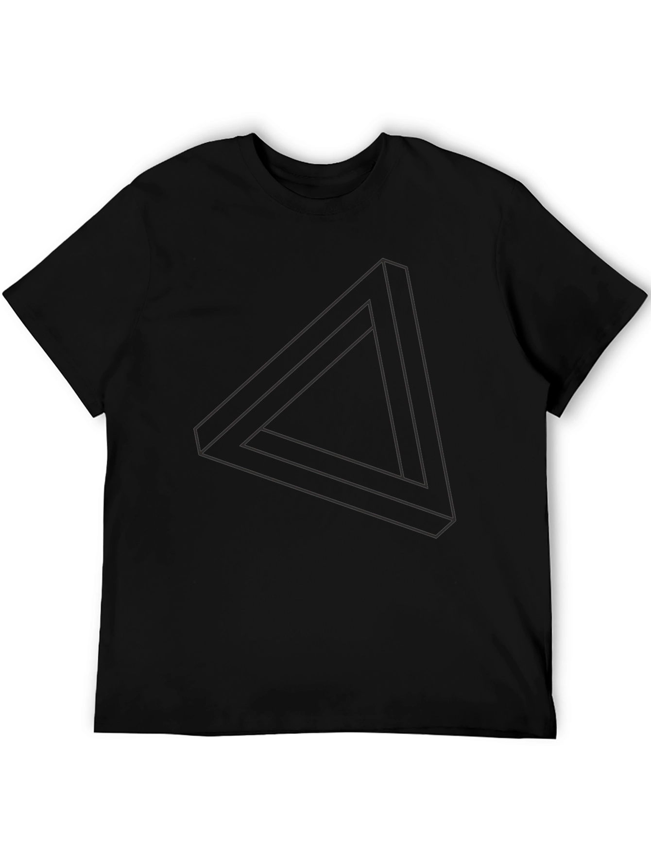 Impossible Triangle Graphic Tee - Modern Illusion Design