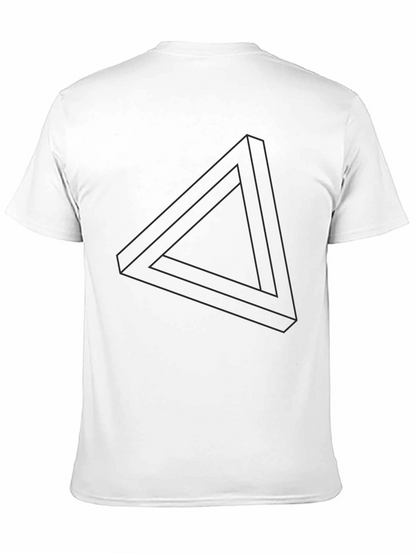 Impossible Triangle Graphic Tee - Modern Illusion Design