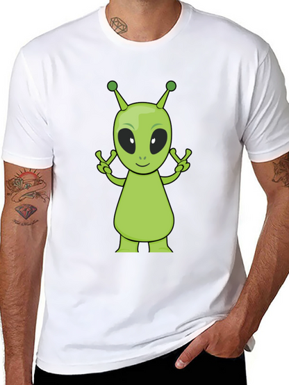 Alien Graphic Black T-Shirt