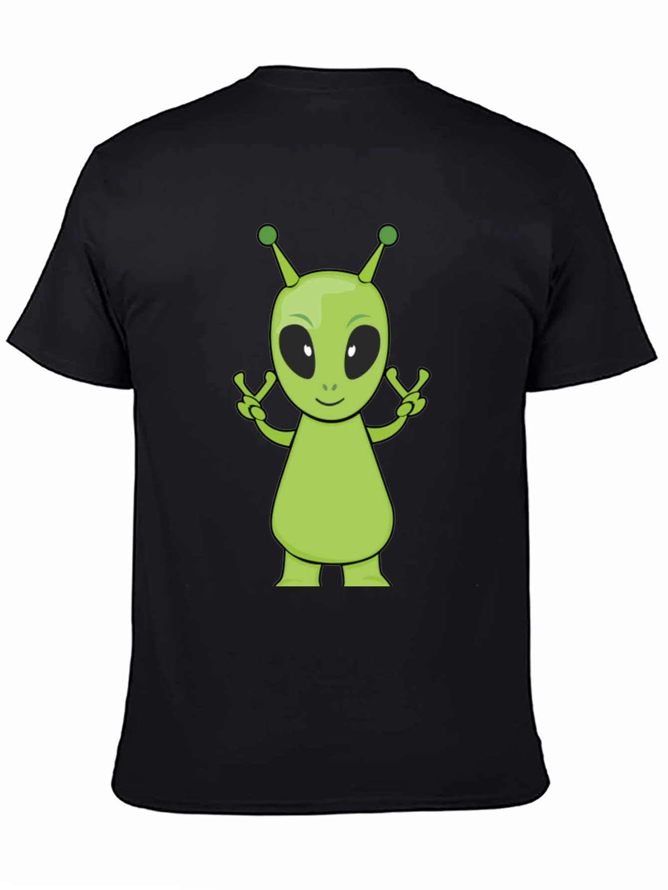 Alien Graphic Black T-Shirt