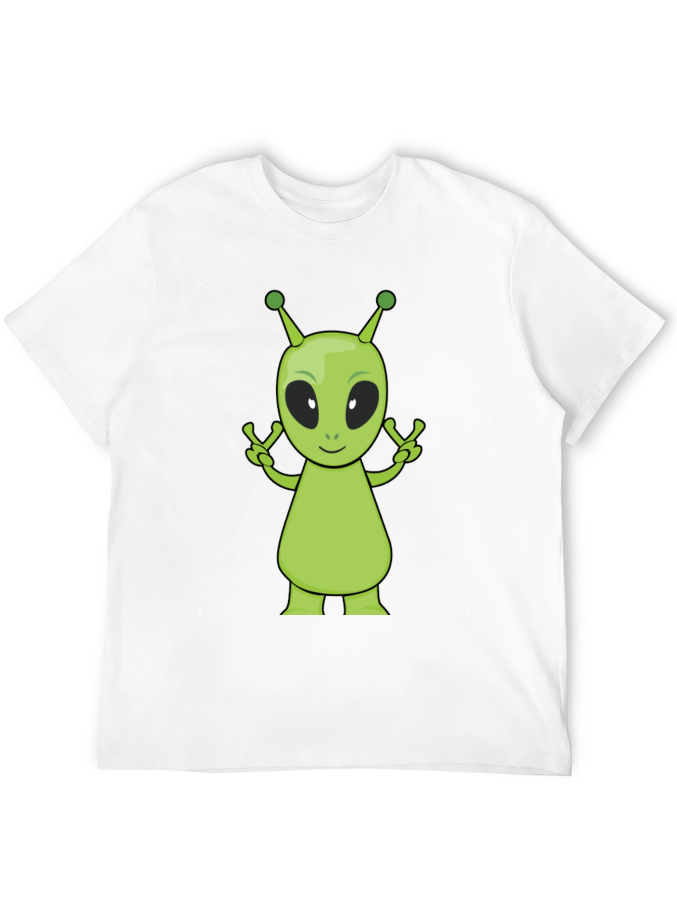 Alien Graphic Black T-Shirt