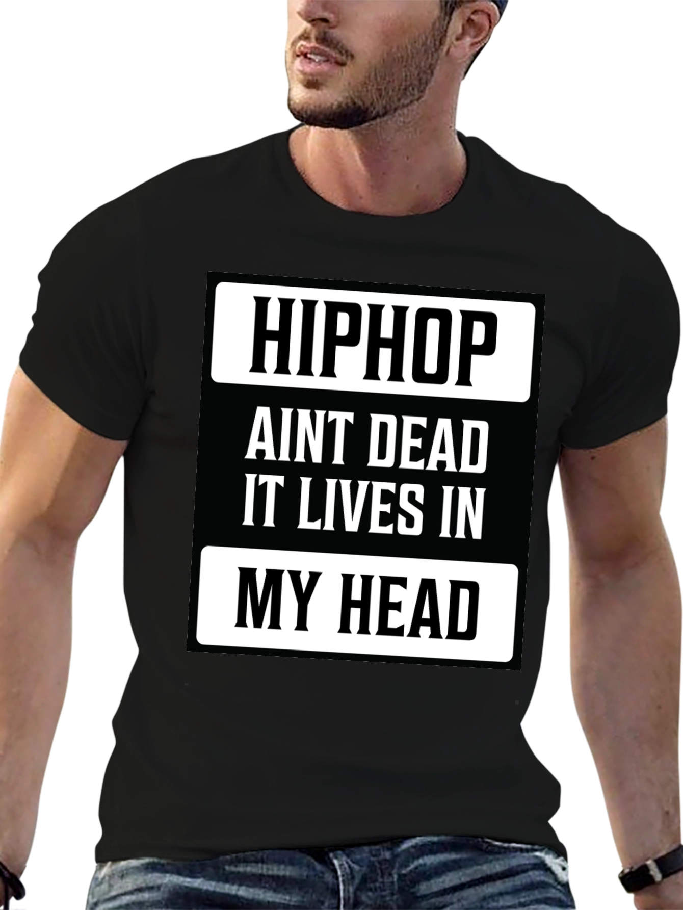 Hip Hop Lives T-Shirt - Black Tee