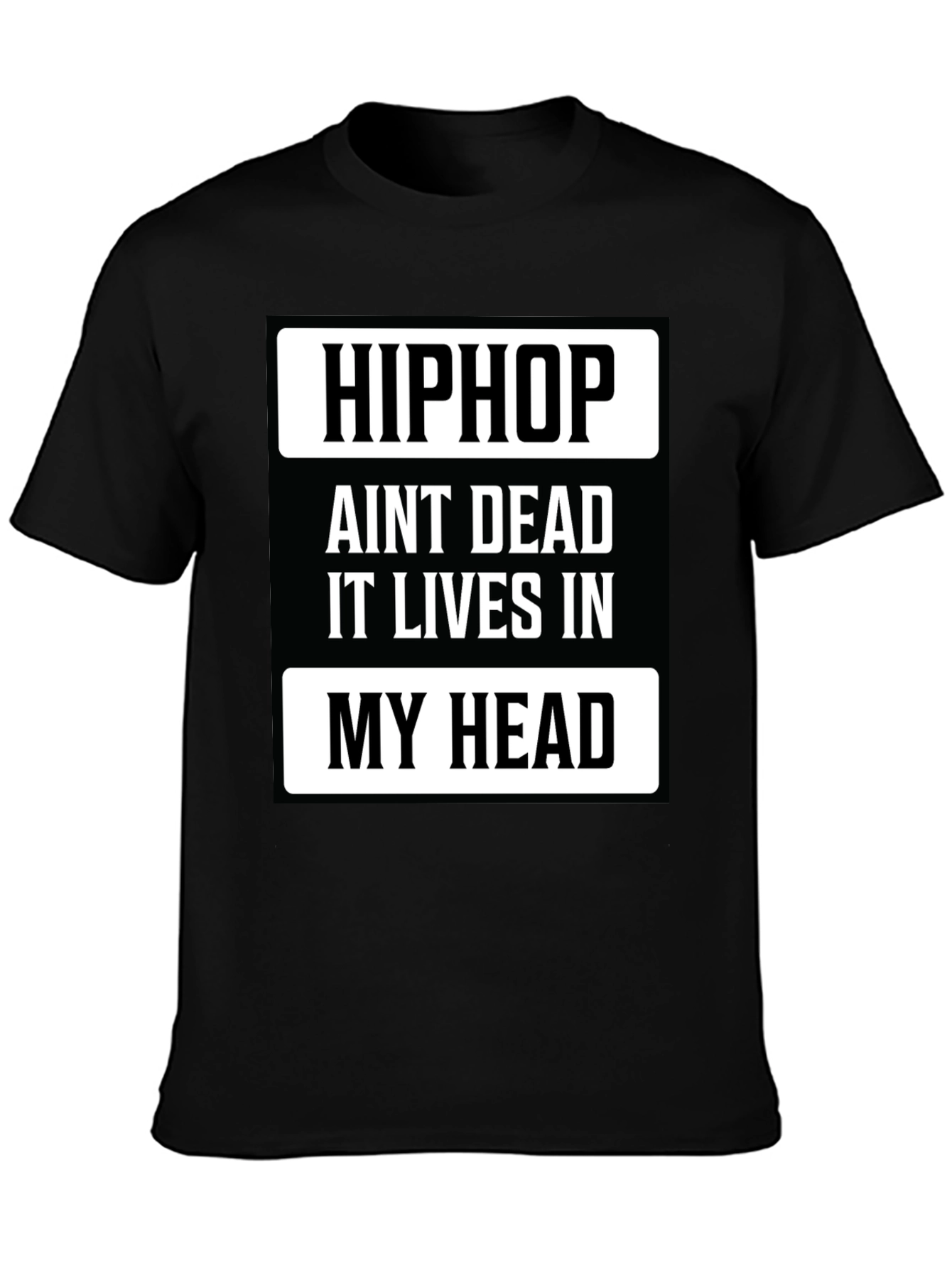 Hip Hop Lives T-Shirt - Black Tee