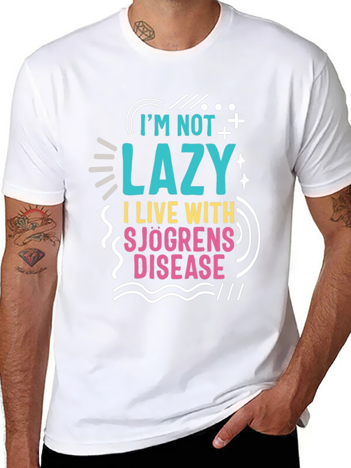 Im Not Lazy Sjögrens Disease Awareness T-Shirt