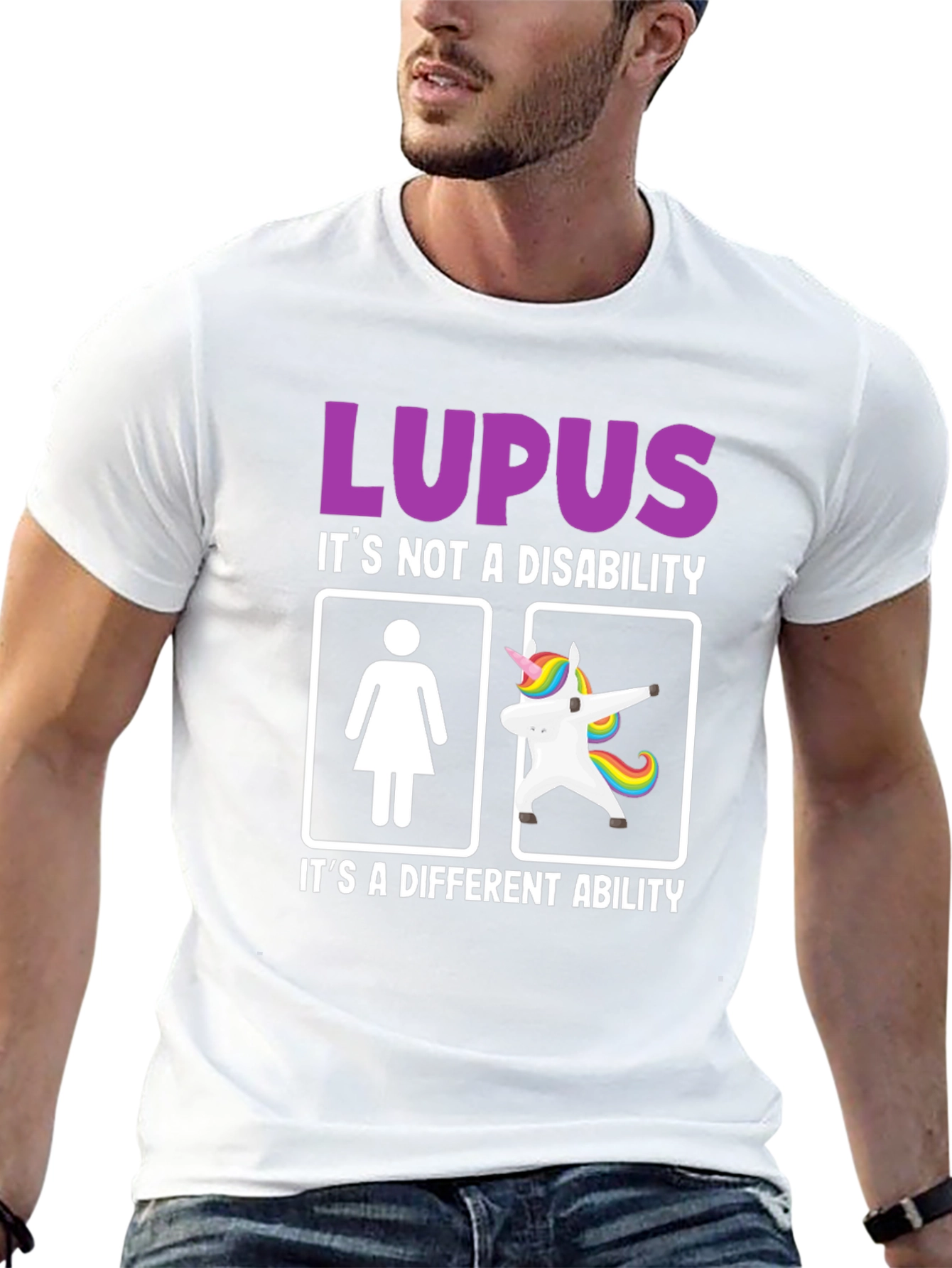 Lupus Awareness Graphic Tee - Its a Different Ability