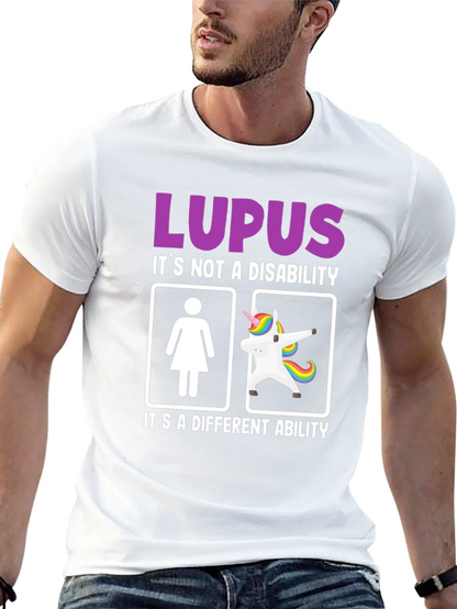 Lupus Awareness Graphic Tee - Its a Different Ability