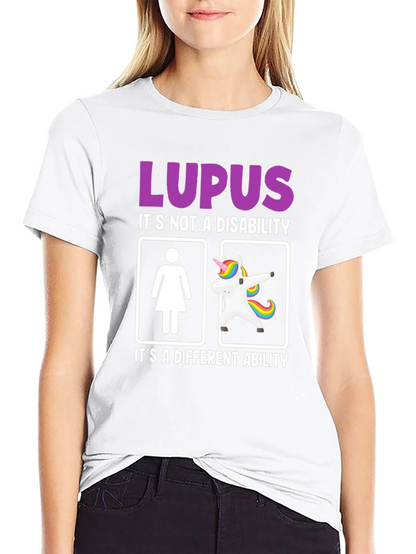 Lupus Awareness Graphic Tee - Its a Different Ability