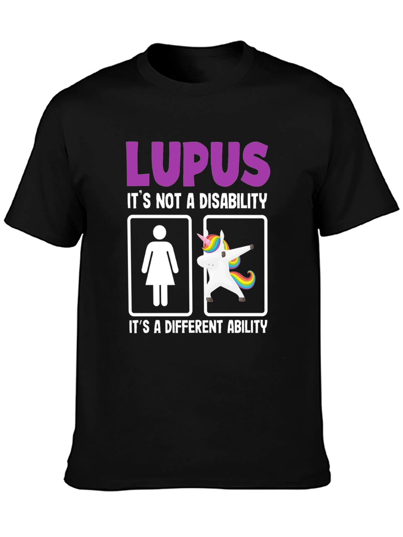 Lupus Awareness Graphic Tee - Its a Different Ability