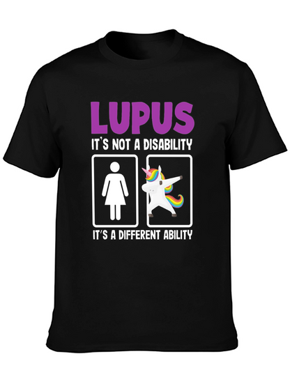 Lupus Awareness Graphic Tee - Its a Different Ability