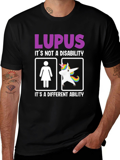 Lupus Awareness Graphic Tee - Its a Different Ability