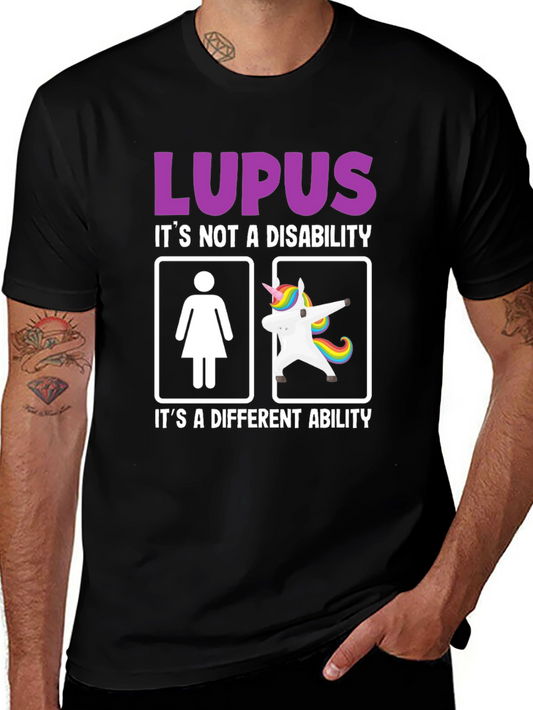 Lupus Awareness Graphic Tee - Its a Different Ability