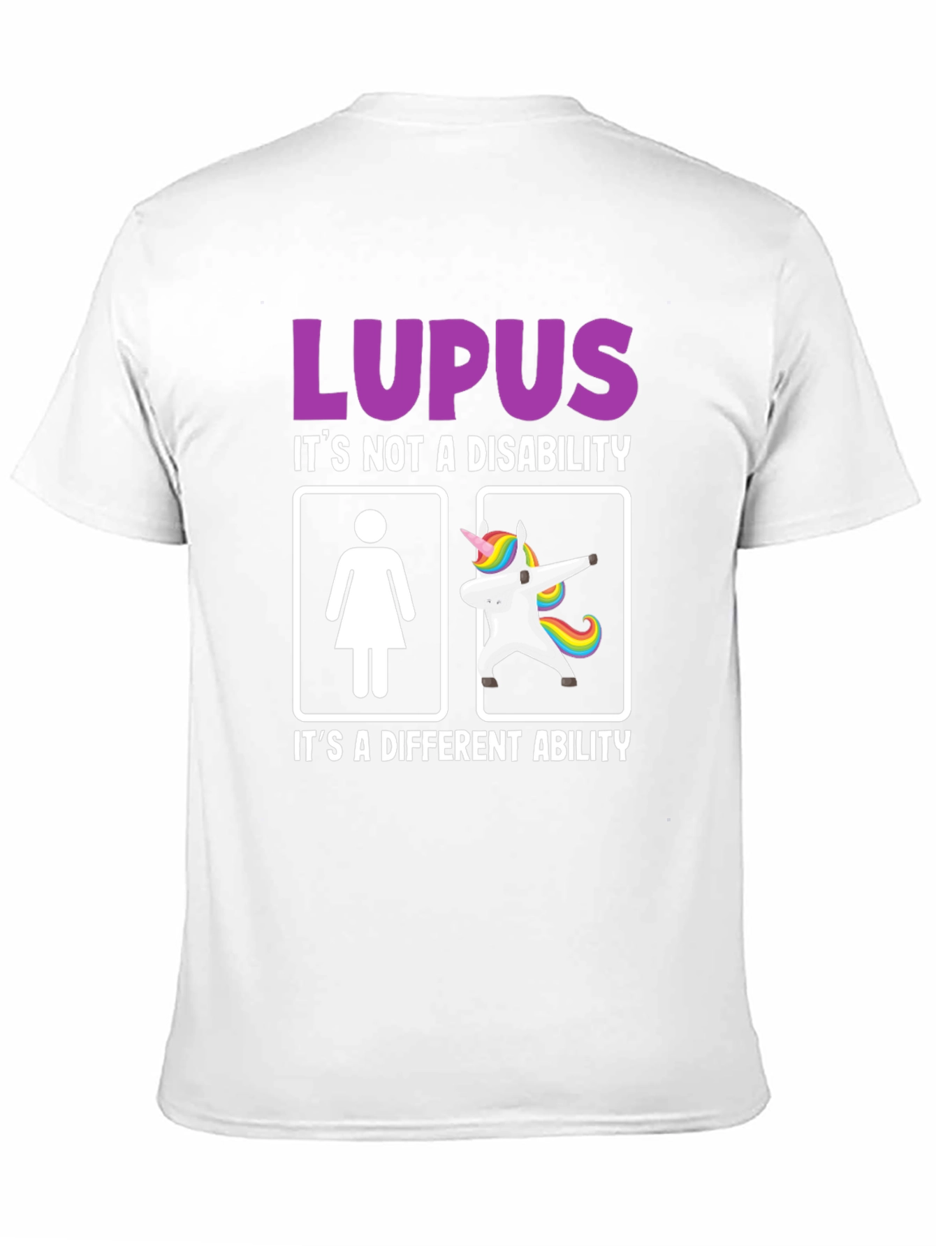 Lupus Awareness Graphic Tee - Its a Different Ability