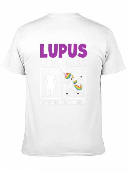 Lupus Awareness Graphic Tee - Its a Different Ability