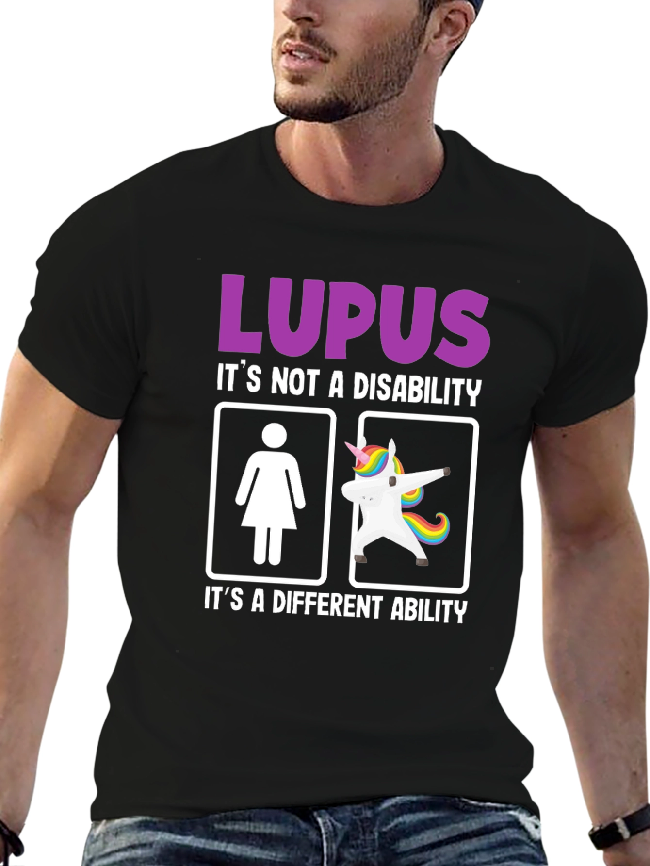 Lupus Awareness Graphic Tee - Its a Different Ability