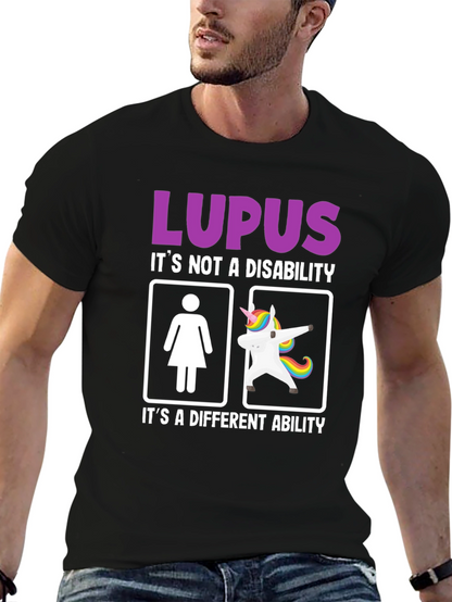 Lupus Awareness Graphic Tee - Its a Different Ability