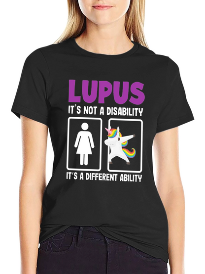 Lupus Awareness Graphic Tee - Its a Different Ability