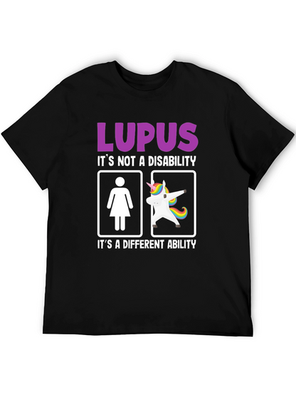 Lupus Awareness Graphic Tee - Its a Different Ability