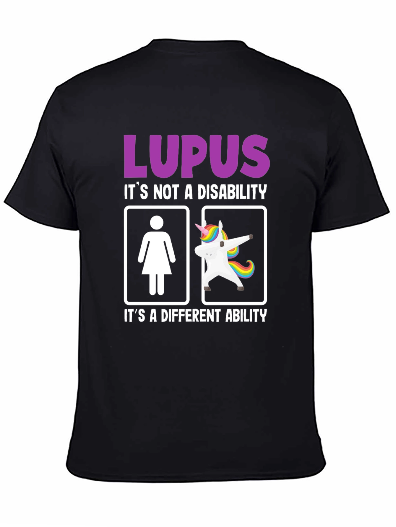 Lupus Awareness Graphic Tee - Its a Different Ability