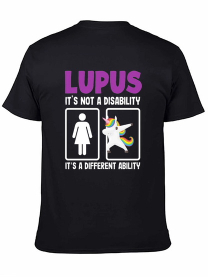 Lupus Awareness Graphic Tee - Its a Different Ability