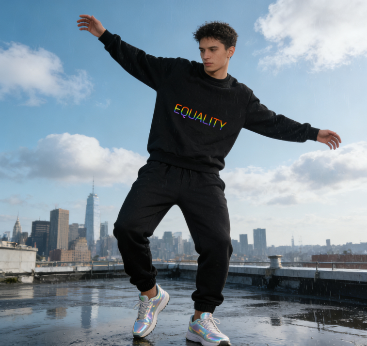 Rainbow Equality Social Justice Pullover