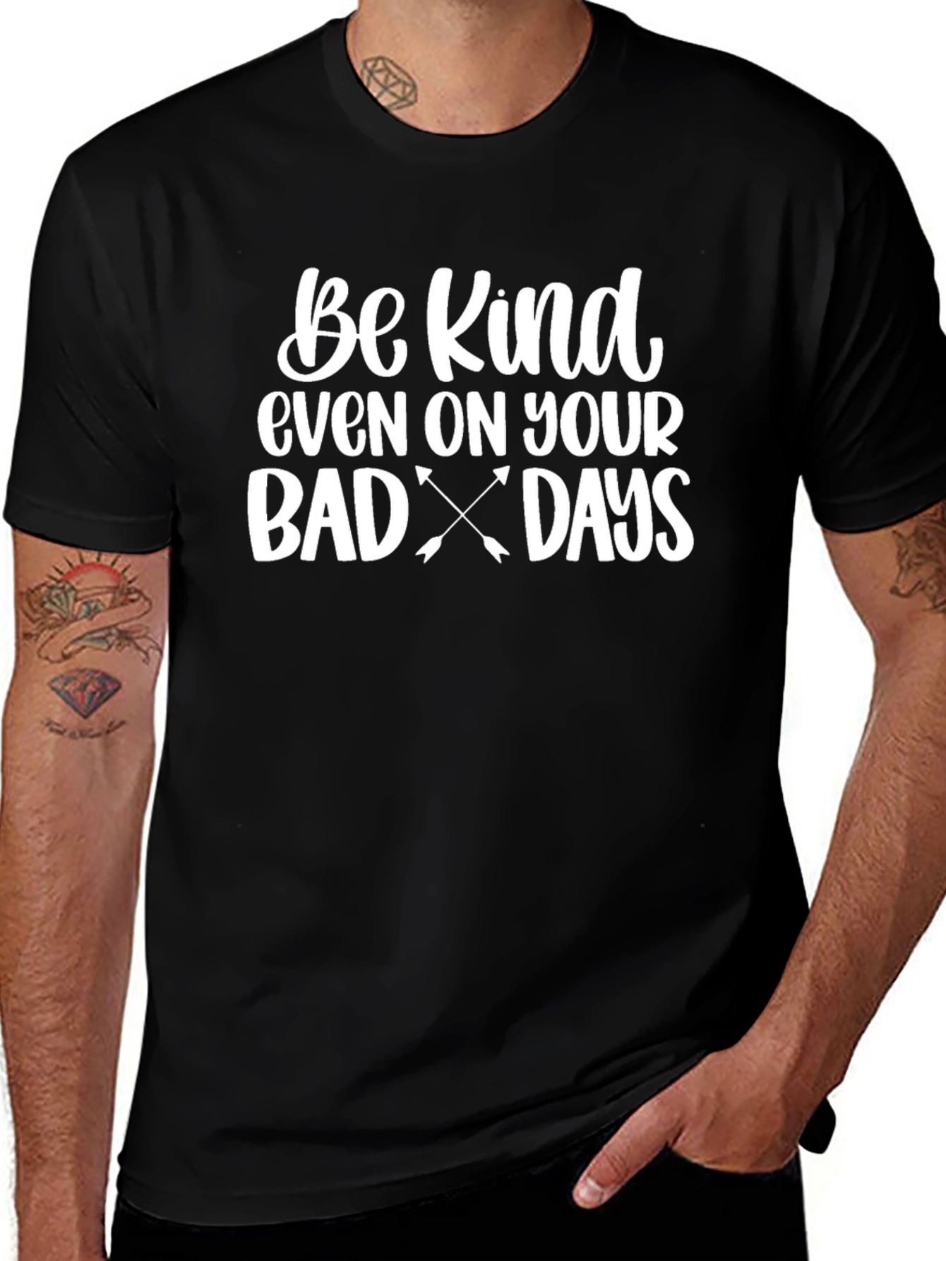 Be Kind T-Shirt - Black Casual Tee