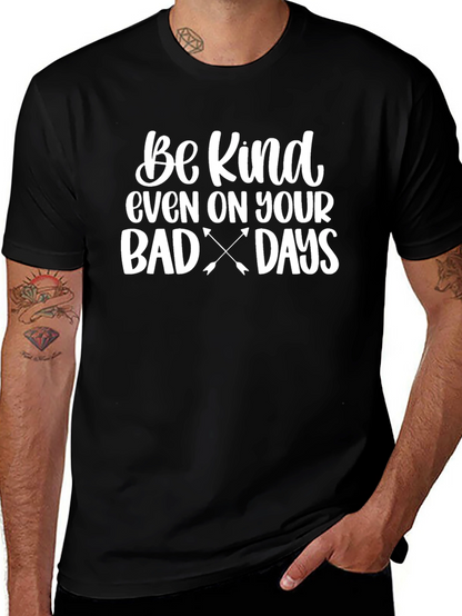 Be Kind T-Shirt - Black Casual Tee