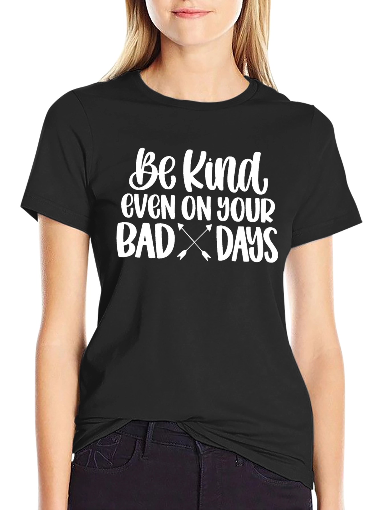 Be Kind T-Shirt - Black Casual Tee