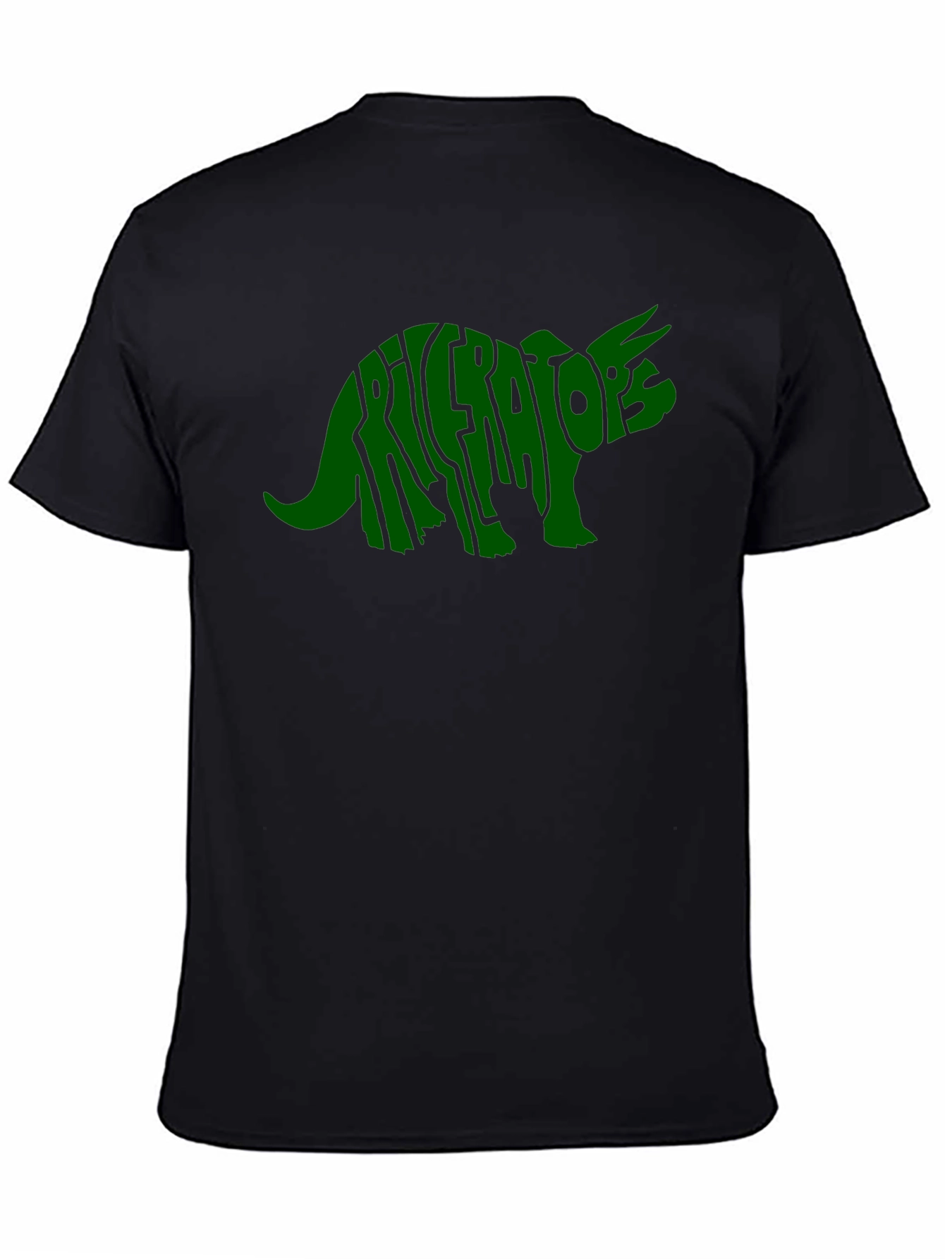 Triceratops Dinosaur Word Art T-Shirt