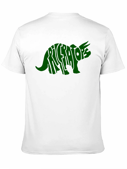 Triceratops Dinosaur Word Art T-Shirt