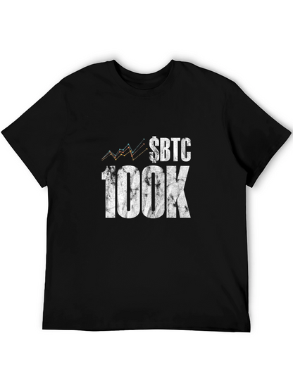 $BTC 100K Crypto T-Shirt - Black