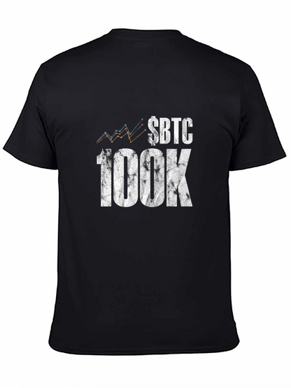 $BTC 100K Crypto T-Shirt - Black