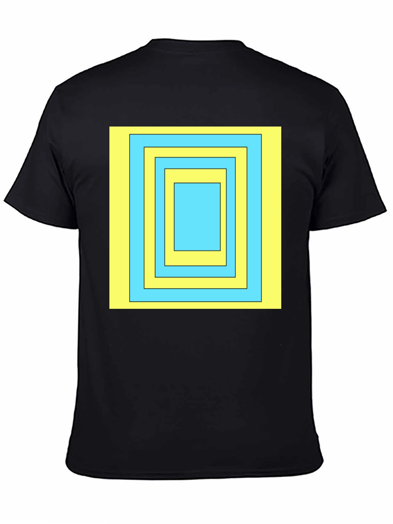 Geometric Square T-Shirt - Modern Style