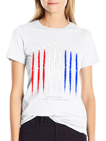 US Air Force Jet Stream Graphic T-Shirt