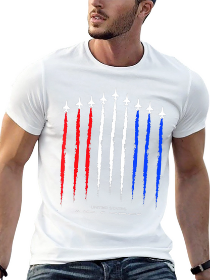 US Air Force Jet Stream Graphic T-Shirt