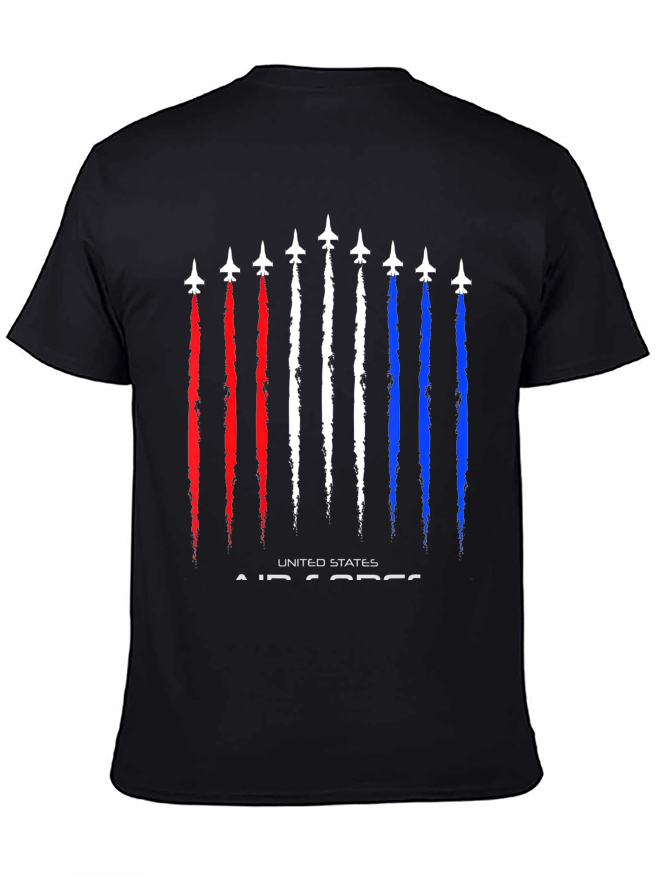 US Air Force Jet Stream Graphic T-Shirt