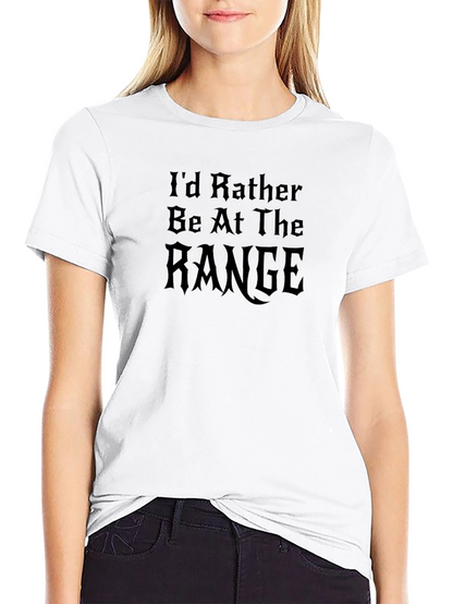 Id Rather Be At The Range Mens T-Shirt