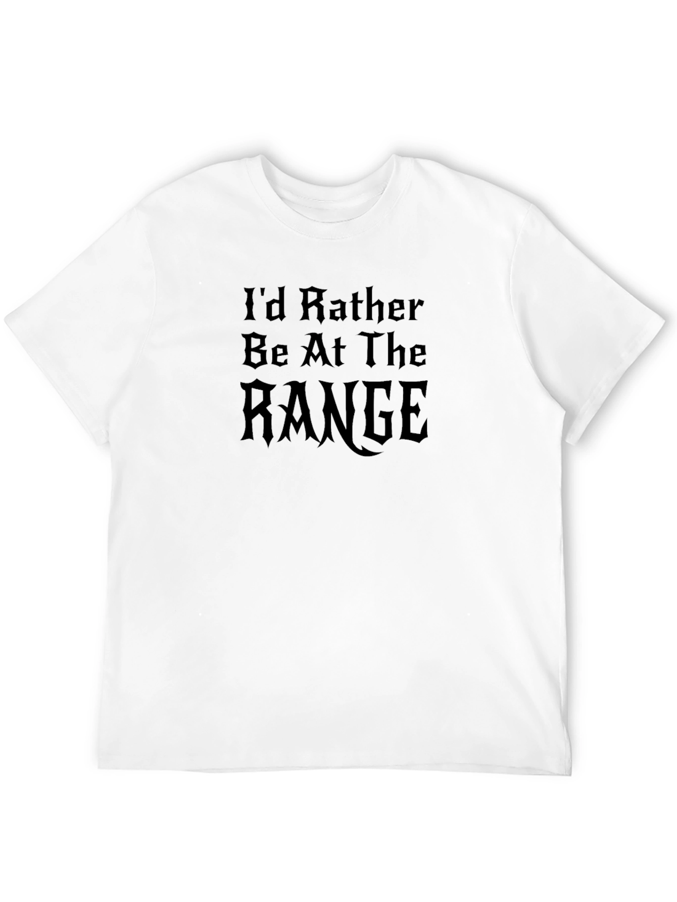 Id Rather Be At The Range Mens T-Shirt