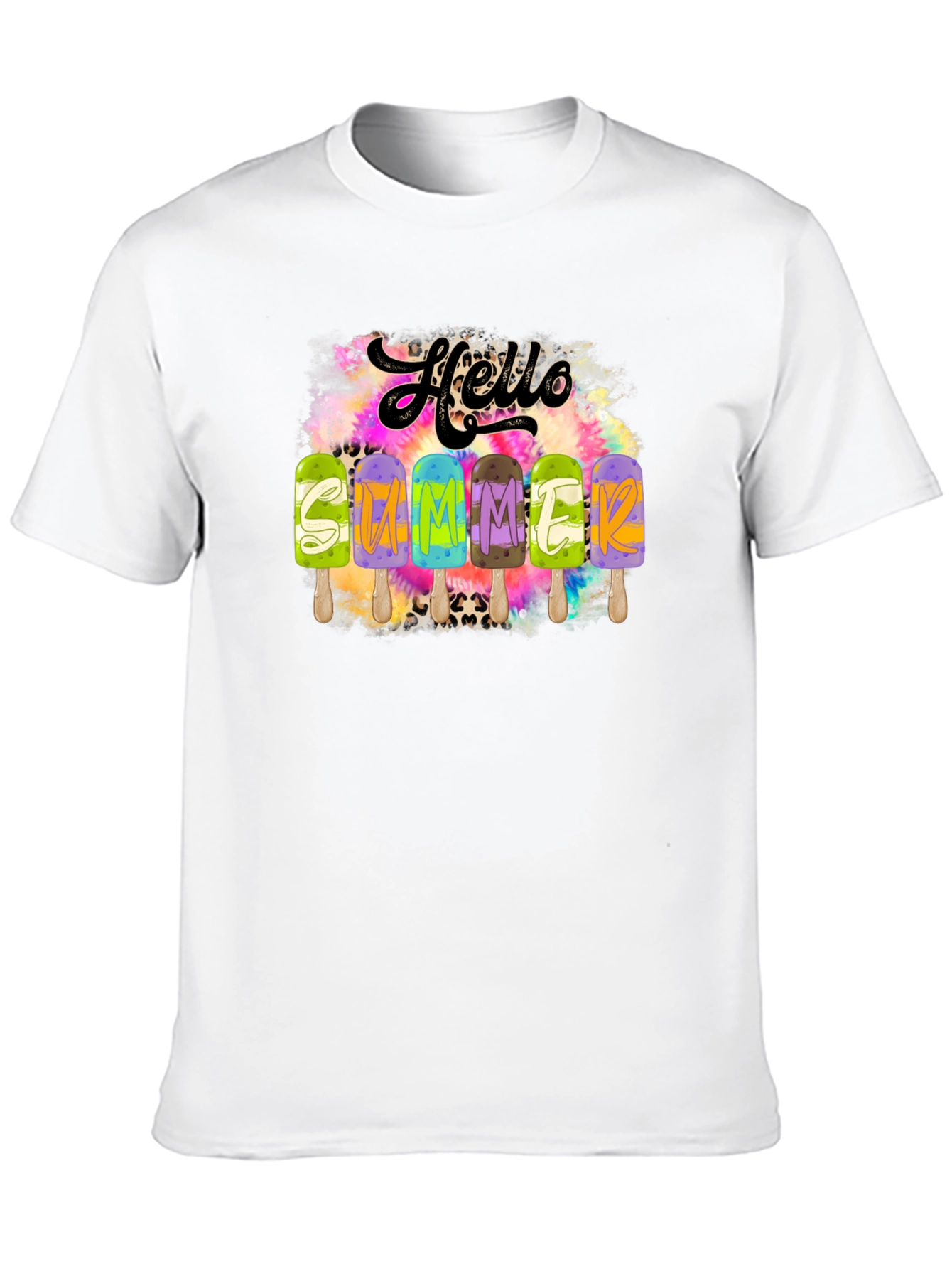 Hello Summer Popsicle Graphic Tee