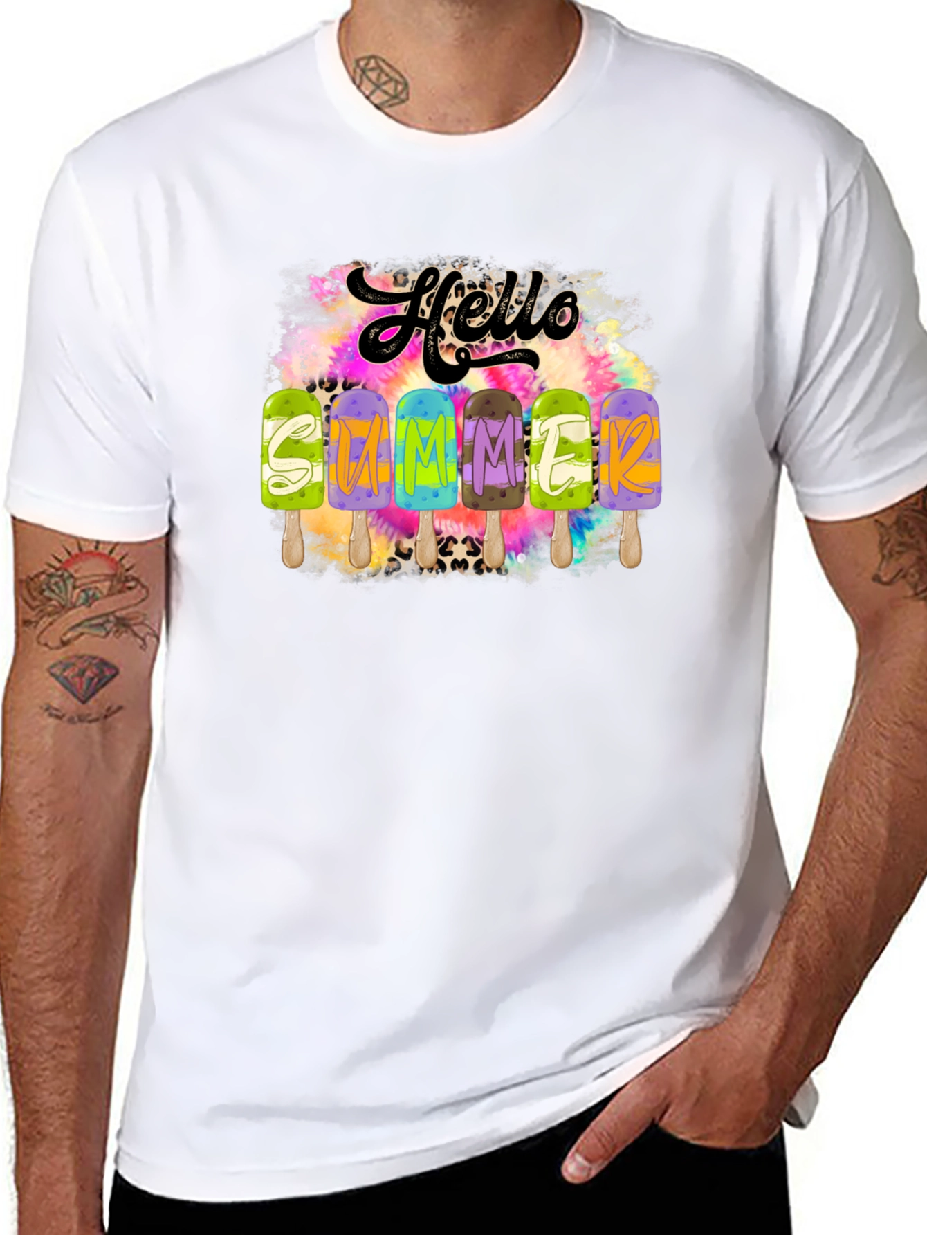 Hello Summer Popsicle Graphic Tee