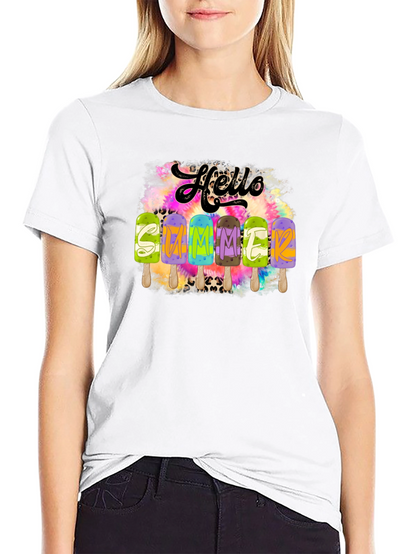 Hello Summer Popsicle Graphic Tee