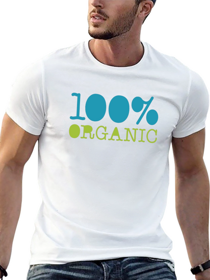 100% Organic Black Cotton T-Shirt