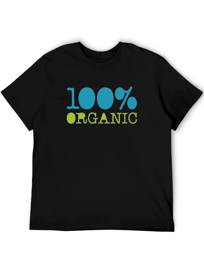 100% Organic Black Cotton T-Shirt