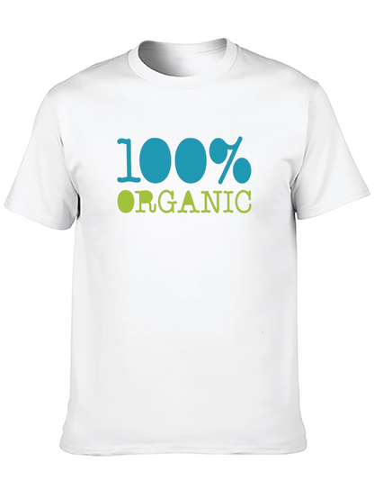 100% Organic Black Cotton T-Shirt