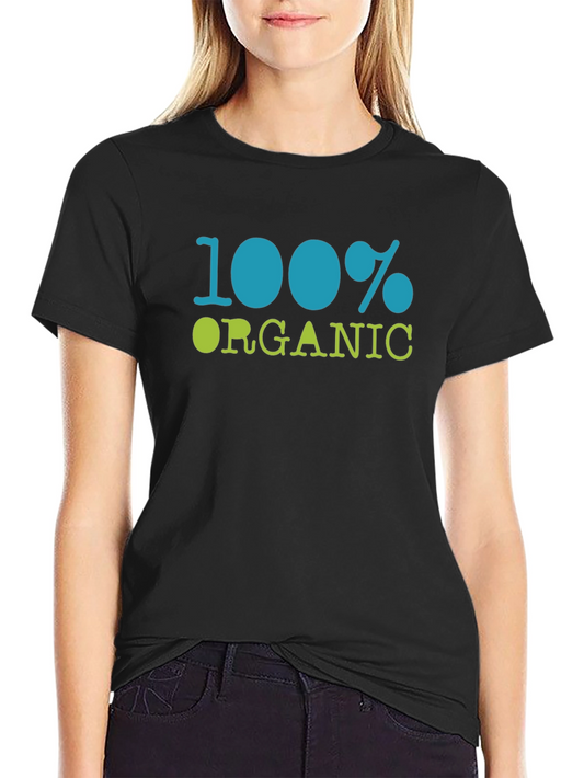 100% Organic Black Cotton T-Shirt