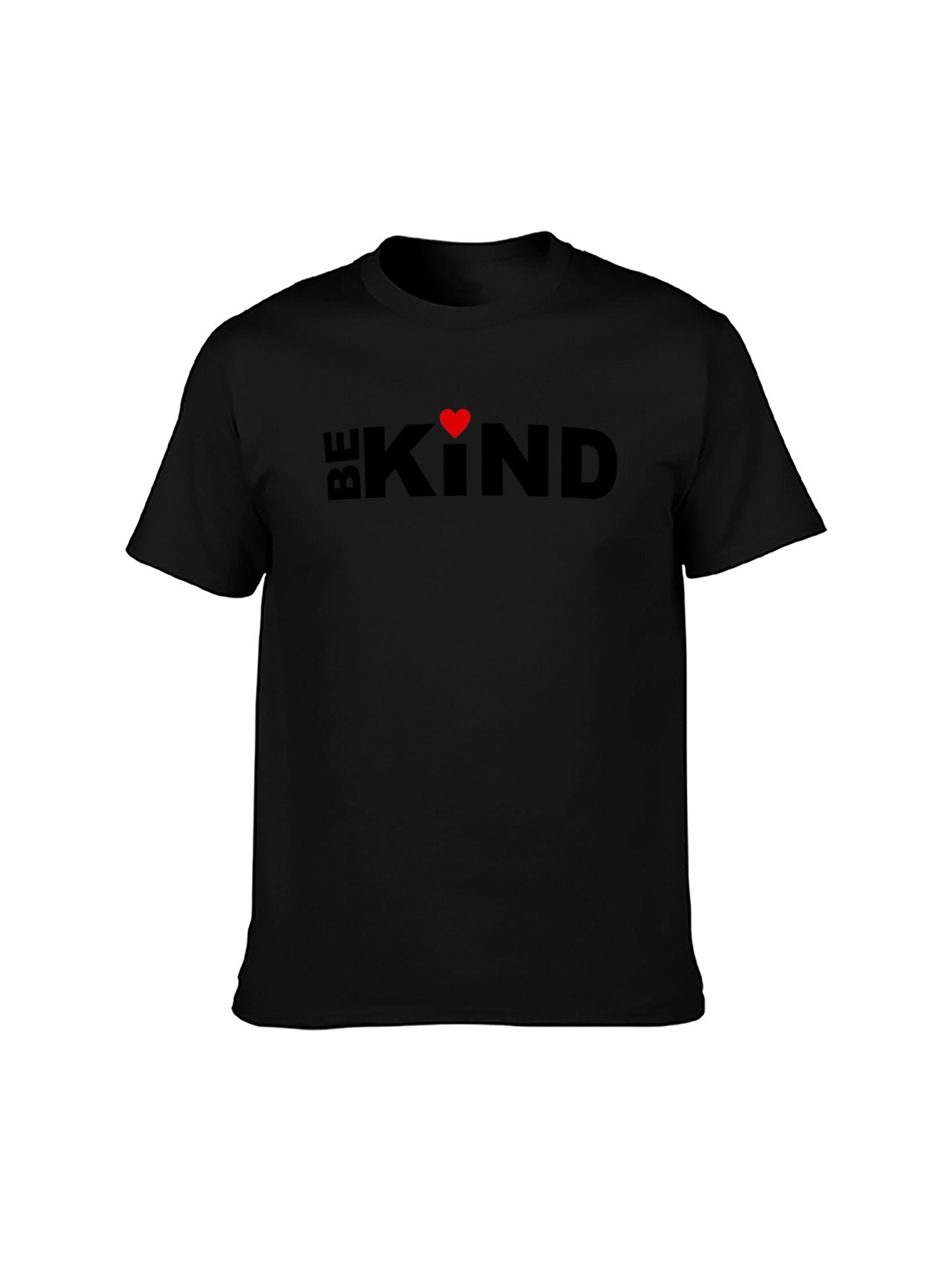 Be Kind Heart Graphic T-Shirt - 100% Cotton, Kindness-Driven Tee for Daily Life & Community Events