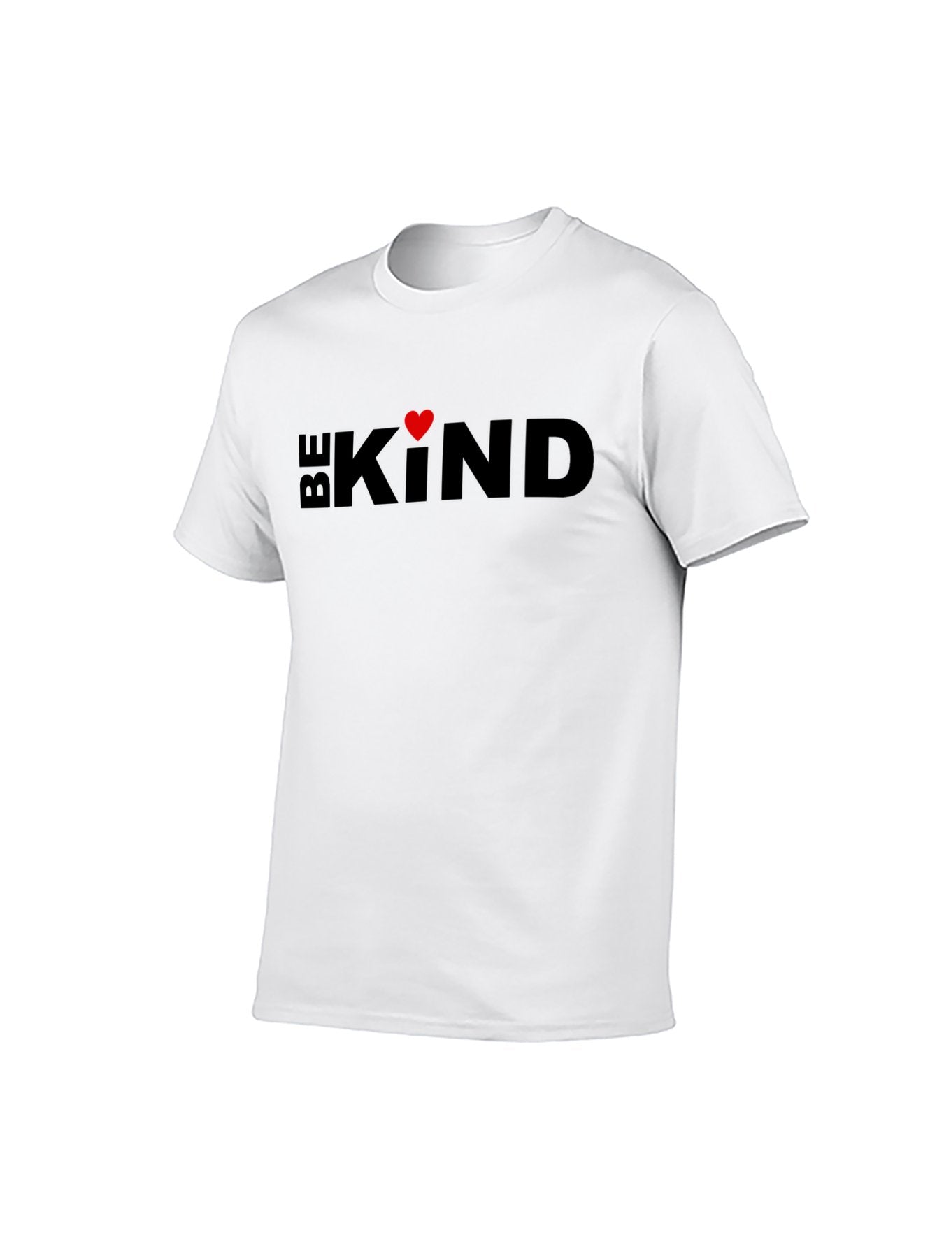 Be Kind Heart Graphic T-Shirt - 100% Cotton, Kindness-Driven Tee for Daily Life & Community Events